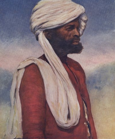 Indian soldier by Mortimer Ludington Menpes